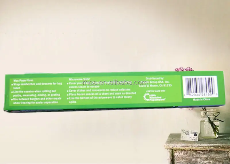 household food grade paper baking wax paper papel encerado colored baking paper