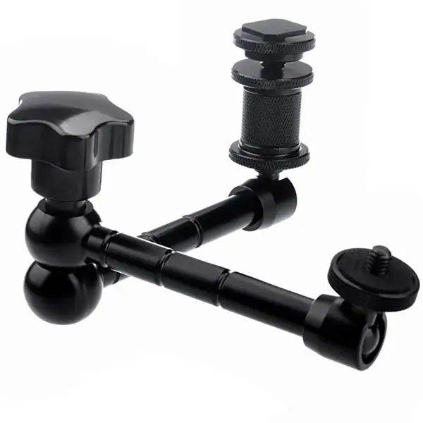 11 Inch Metal Adjustable Articulating Magic Arm Super Accessories Clamp for Flash LCD Monitor LED Video Light SLR DSLR Camera