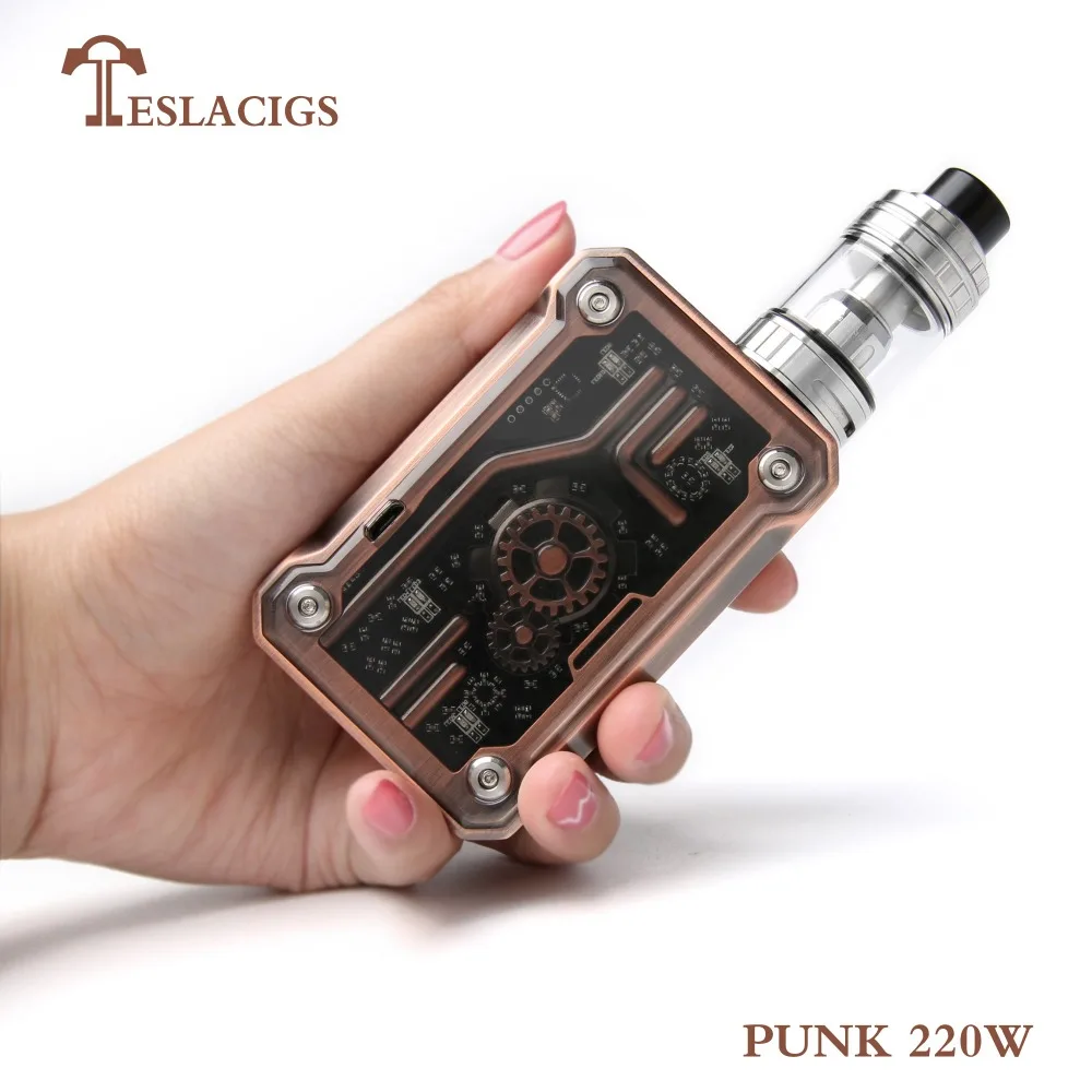 
2018 the most Popular Product Zinc alloy Punk 220W Vape mod from Tesla 