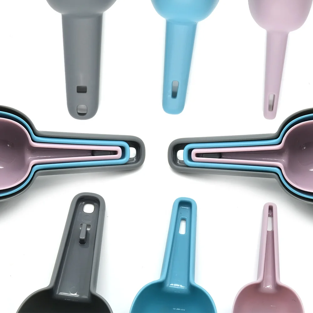 Hot Sale 3 Pieces Kitchen Accessories Plastic Cooking Baking Food Ice Flour Powder Shovel Scoop