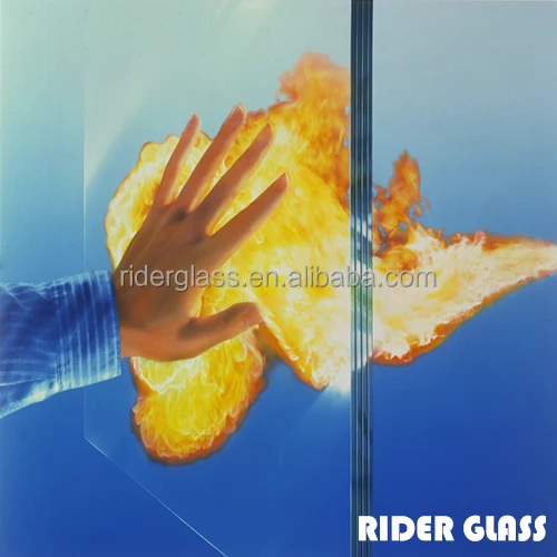 High quality Fire Resistant Rated Glass Tempered Anti Fire Protection Glass for Building