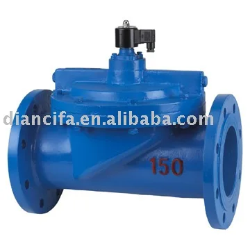 Plastic solenoid valve