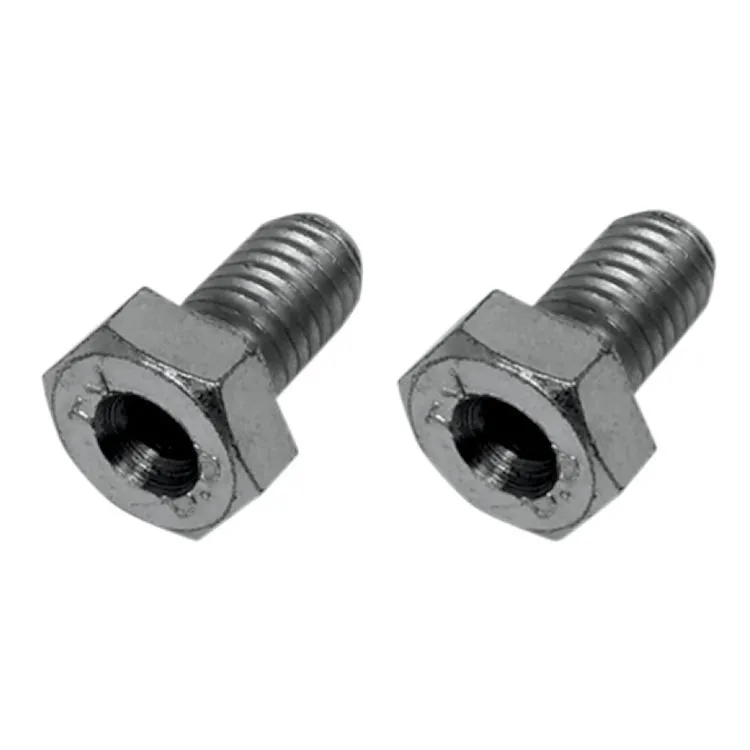 Non-standard CNC machined stainless /alloy steel hex head hollow screw bolt
