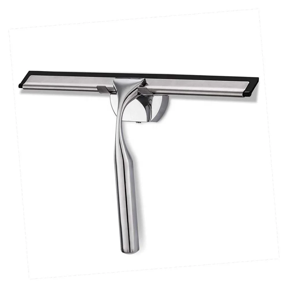 
HONVEY Squeegee Mirror Wiper With Hook, Stainless Steel, Perfect for Bathroom and Home Cleaning Window Shower Squeegee 
