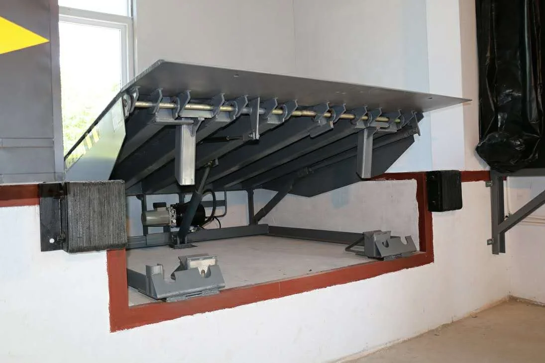 heavy duty loading Hydraulic cylinder dock leveler price for warehouse truck  dock leveller