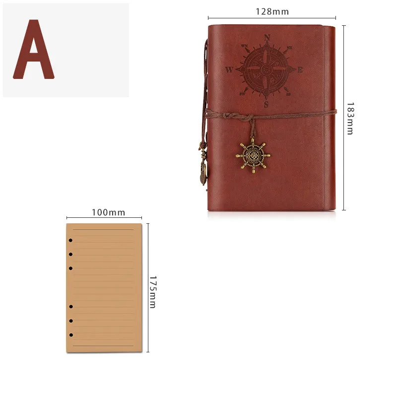 Fashion design diary calendar A6 loose-leaf removable notebook student diary with bandage hand book pages