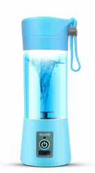 Home Rechargeable Student Travel Dormitory Fruit Small Fried Juicer Mini Electric 2-6 Leaf Juicer Machine With Usb Charger