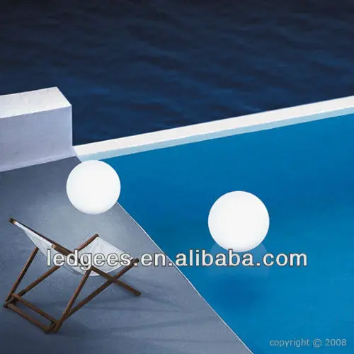 white colour light hotel furniture decoration led bowling ball