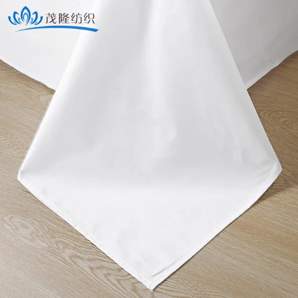 
wholesale four seasons hotel design plain satin single/double/queen/king size bed linen/bedding sets for hotel/home/hospital 