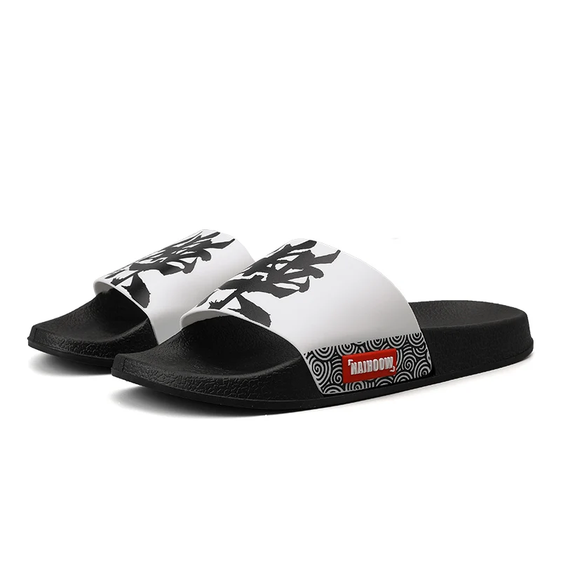 Designer Beach Black Slides,New Models Slippers For Men,House Slippers Men Slides Footwear