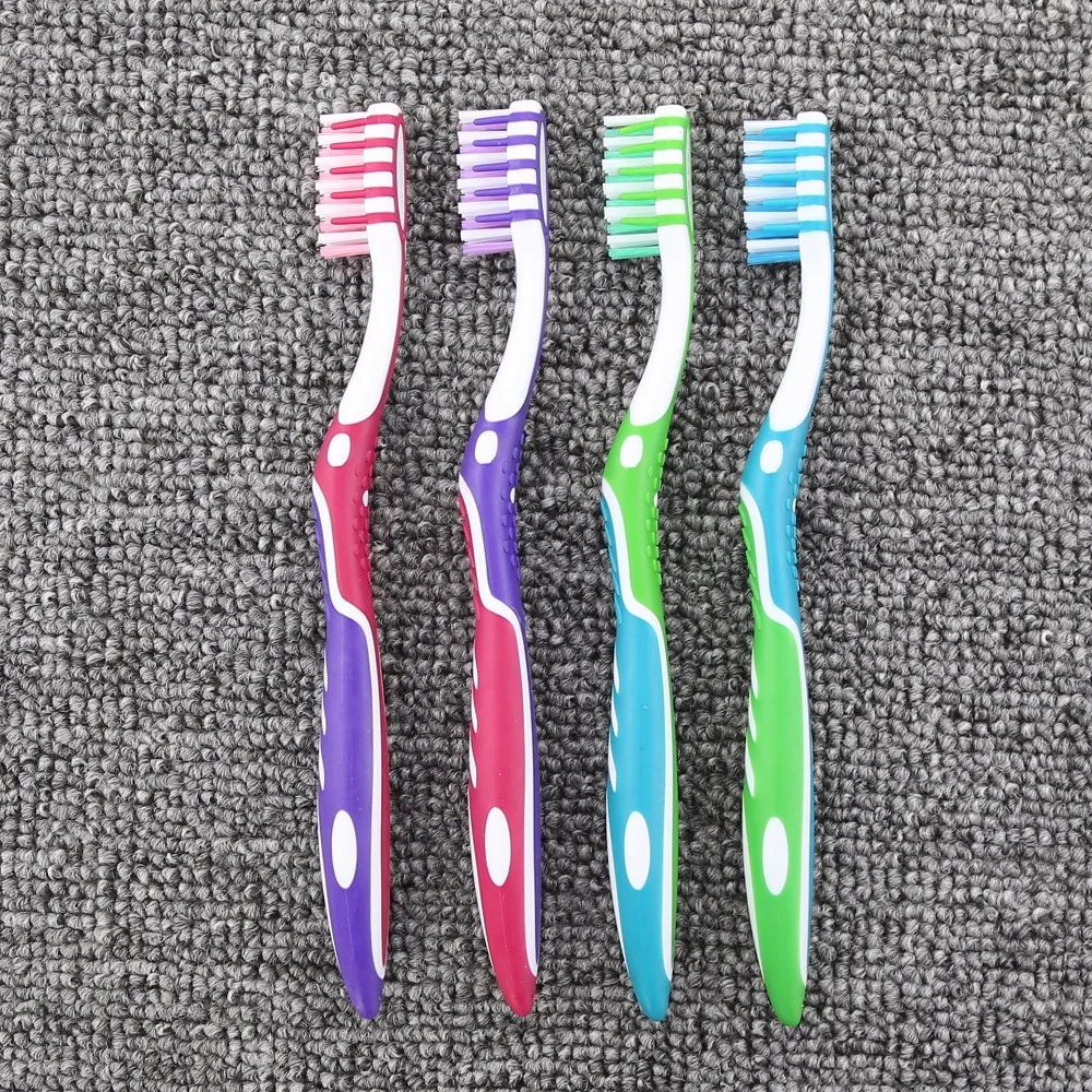 Oral Care Toothbrush Tongue  Massage Head Nylon Medium Filaments Professional Toothbrushes Factory