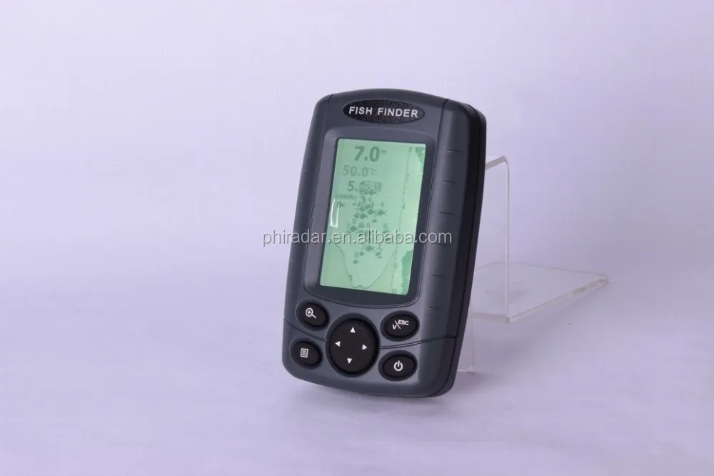 
HD carp fishing sonar fish detector, echo sounder and fish finder 