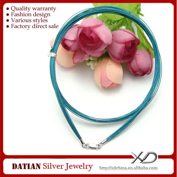 XD MF023 Stainless Steel Chain Necklace with 925 Silver Clasp