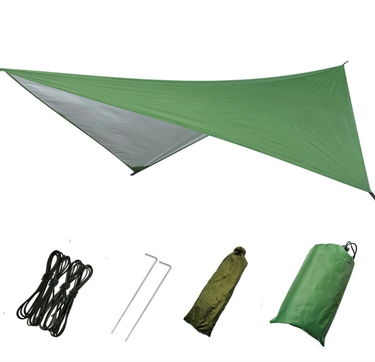 Camping Outdoor Waterproof Rain Fly for Hammock 1 - 2 Person Tent Carbon Fiber Single Nylon