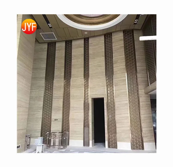 ZZ3012 New Popular Stainless Steel Laser Cut Outside Screens Room Partition Dividers