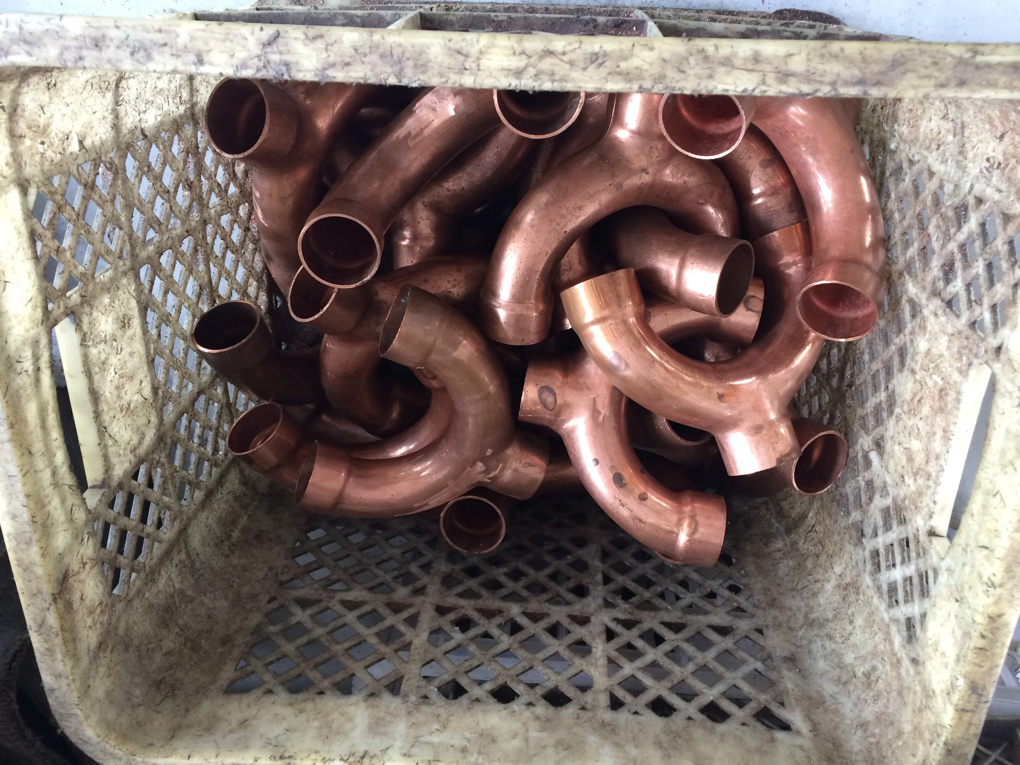 copper elbow  flaring  machine