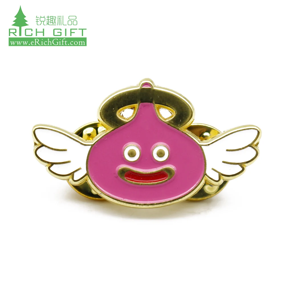 Wholesale Custom Metal Cancer Awareness autism Red pink Ribbon pins Rainbow enamel lapel pin badge for parade