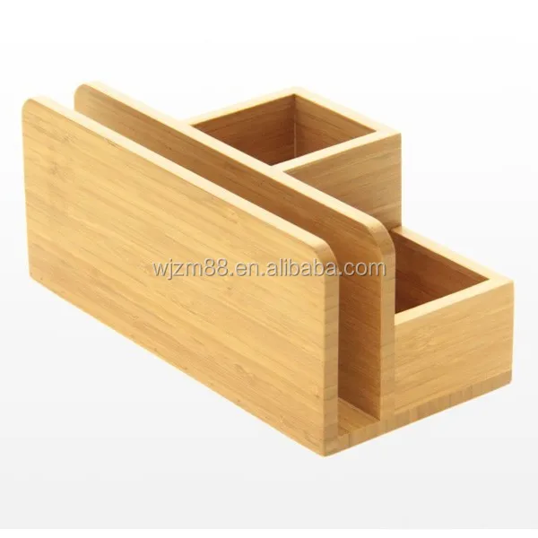 bamboo desktop organizers, bamboo Desktop note &Letter Holders, pencil holders wholesale