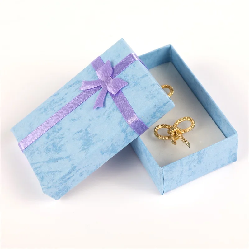Wholesale Custom Your Own Logo Packaging Paper Jewelry Box for Necklace Bracelet Ring Earring cardboard custom made Paper Boxes