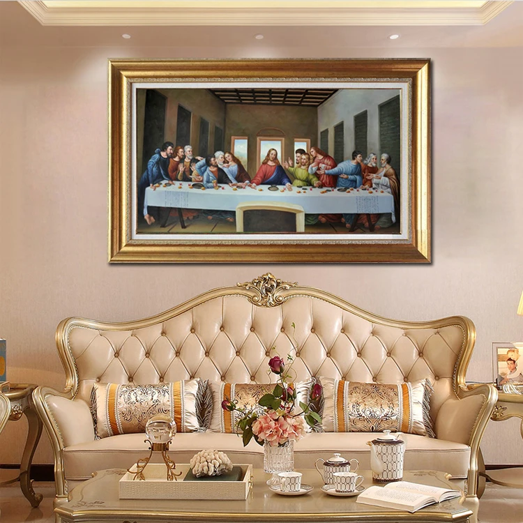 Old artists paintings The Last Super of Leonardo Da Vinci