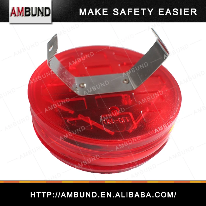 Mini LED solar traffic cone AB-SU830 Durable flash warning light