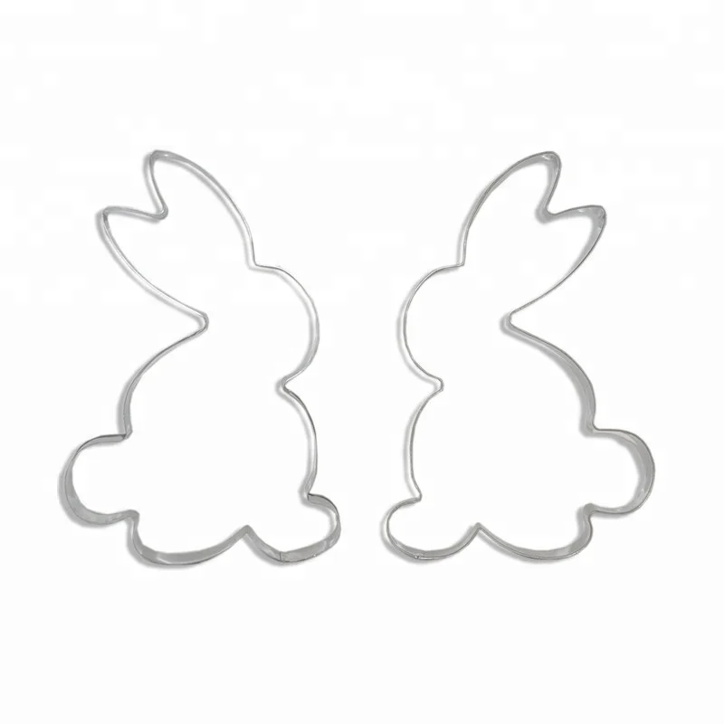 
Rabbit shapeds stainless steel animal cookie cutter 