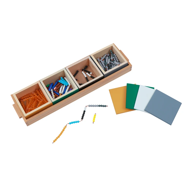 Wooden educational Montessori Materials Math Toys Subtraction Snake Game