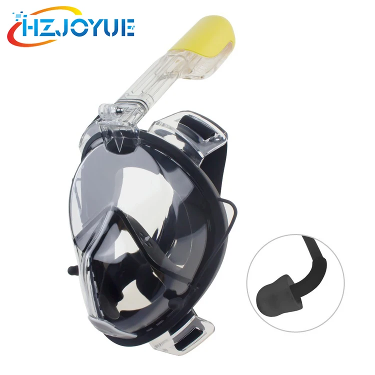 China Water sports scuba diving set 180 degree full face snorkel mask