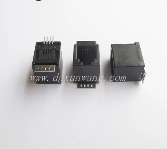 Горшки (rj11) телефонной линии по волоконно-конвертер 4P4C разъемы