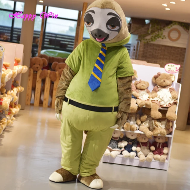 Hot sale halloween popular movie Judy Bunny Nick Fox Flash sloth zootopia mascot costume