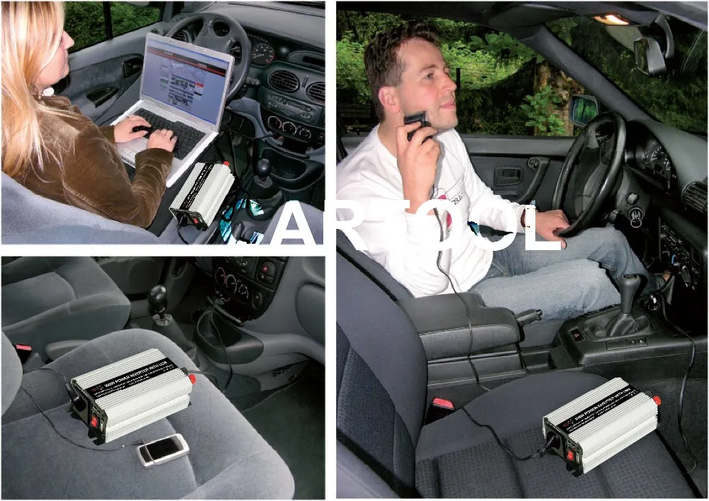 Доработанный Инвертор Силы Волны Синуса 1500 Вт DC 12 В 24 В AC 220 В