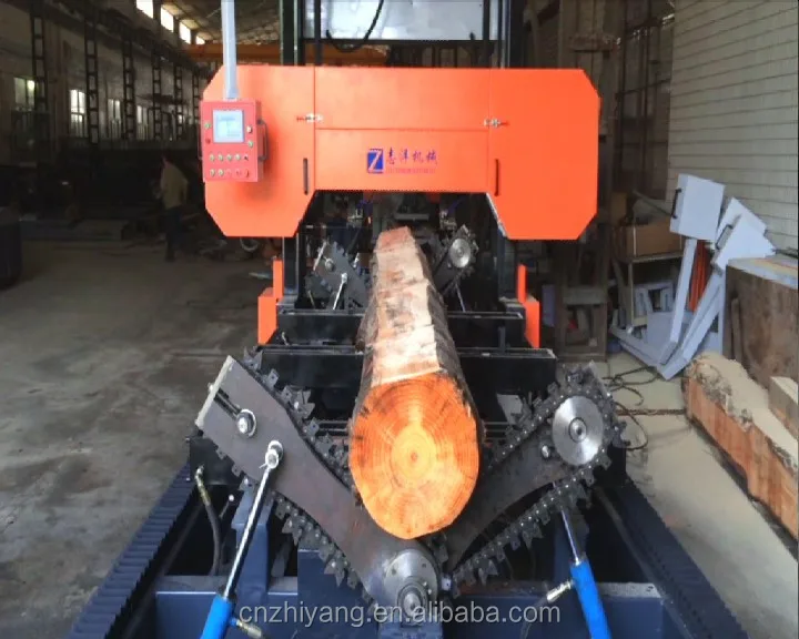 Full Automatic Log Sawmill machine / timber processing machine