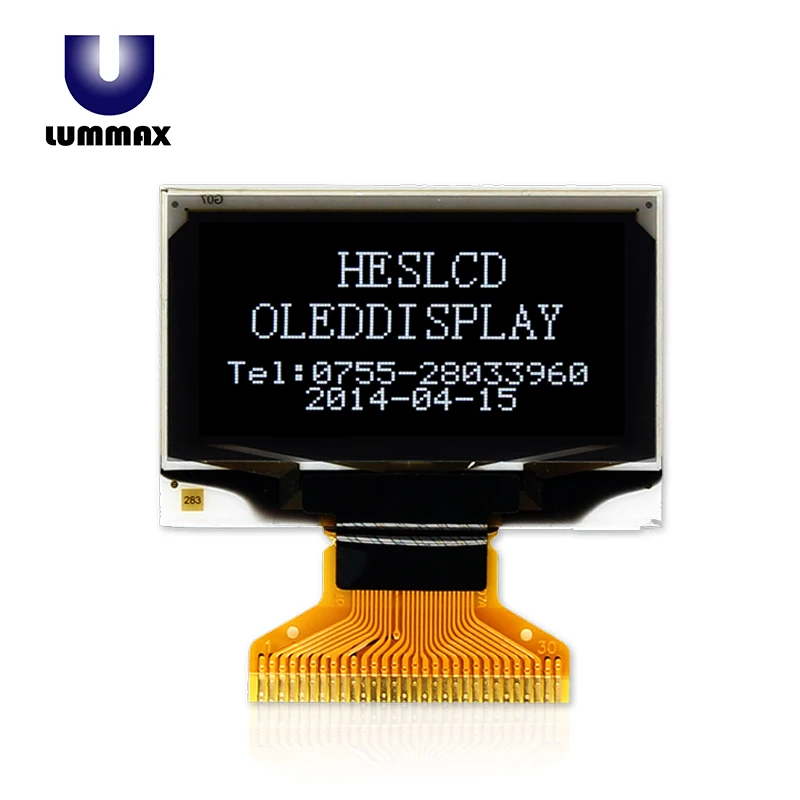 
White Color 128x64 Dots 1.3 OLED 