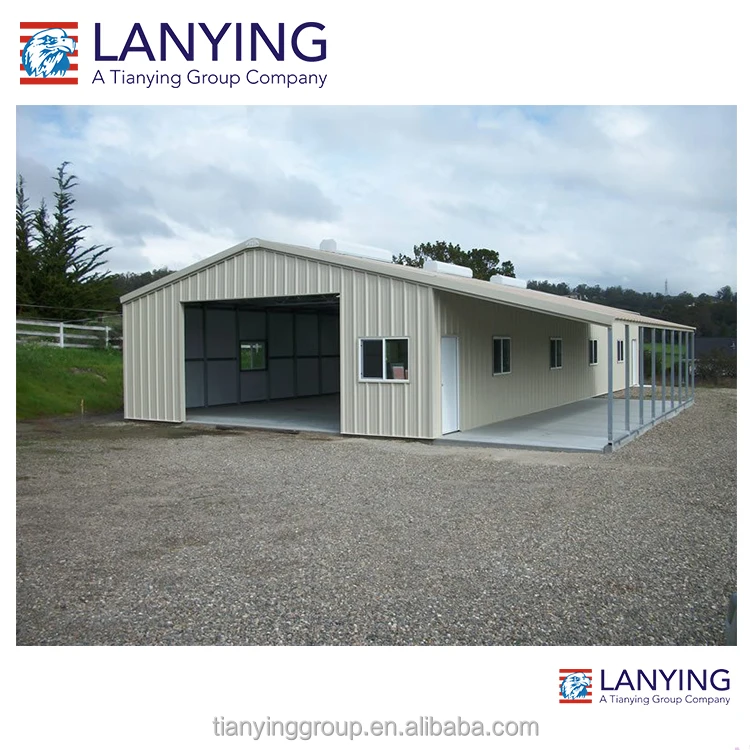 China Cheap Steel Prefabricated Portable Building Structures Garage