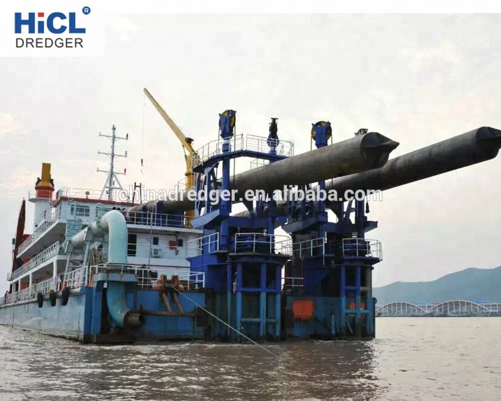 China shipyard 32inch 8000m3/h cutter suction river/sea sand dredger with Shijiazhuang pump (CCS certificate)
