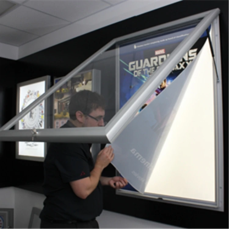 Led Back light Poster Frame Wall Light Box Fabric Advertising Wall Light Box