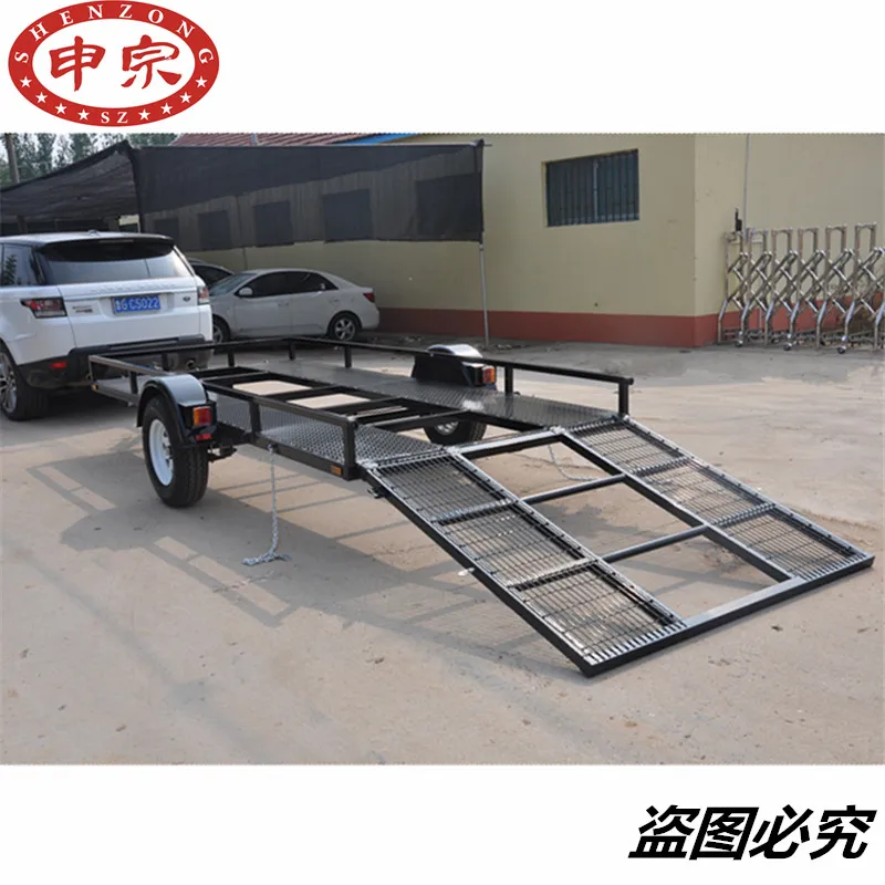 small atv car transporter utility dump trailer