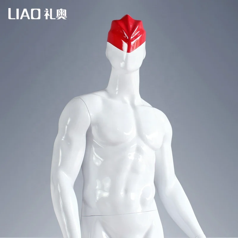 Customized Color Strong Muscle full body fiberglass male mannequin men dummy for Fashion Display