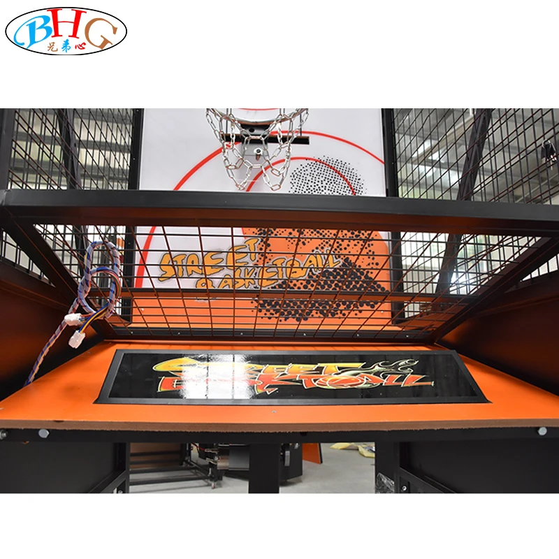 The hottest coin pusher electronic indoor  basketball machine for arcade games center/gym