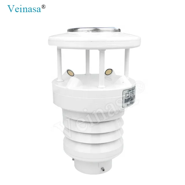 Veinasa-THPRW Rainfall Air Ultrasonic Weather Station Wind Speed Wind Direction Sensor