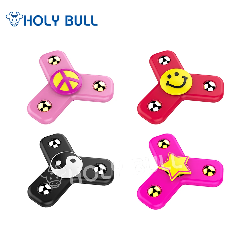 Colorful custom fidget finger spinner toy