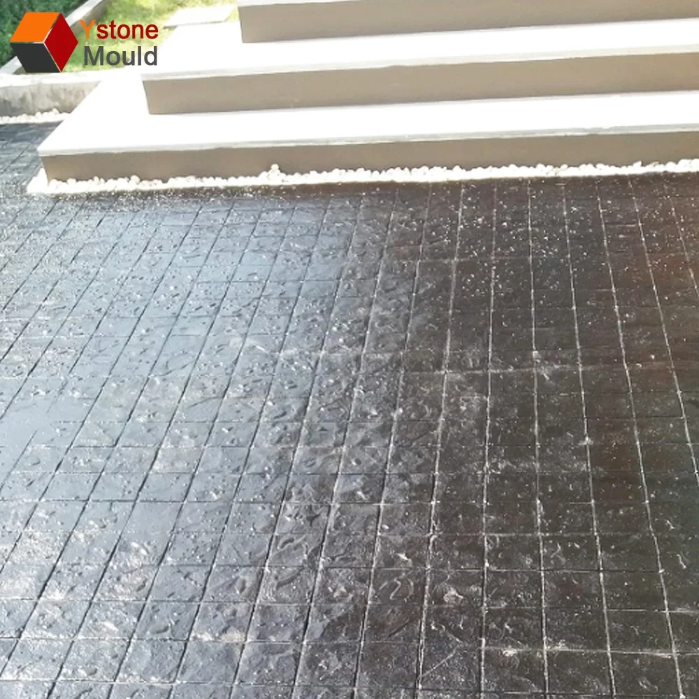PU concrete stamp manufacturer rubber stamp mould ashlar pattern