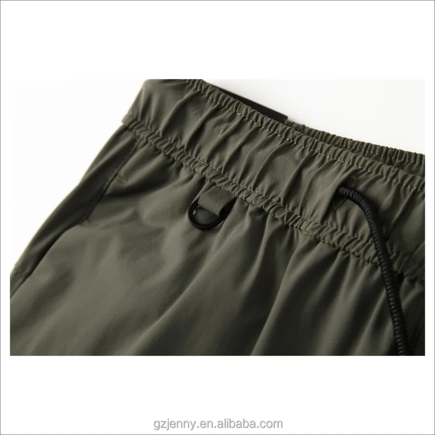 OEM оптовая продажа, Мужские штаны для бега на заказ, спортивные штаны на молнии с карманами и кулиской, мужские черные брюки