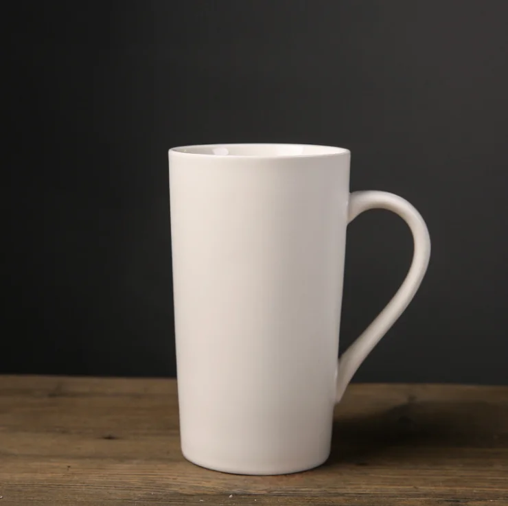 Wholesale Custom Logo Design Ceramic Coffee Mugs with Handle Bamboo Lid Drinks Cups gift box set