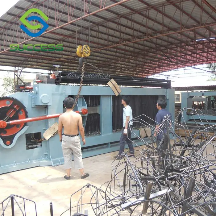 Wire Mesh Weaving Gabion Basket Machine