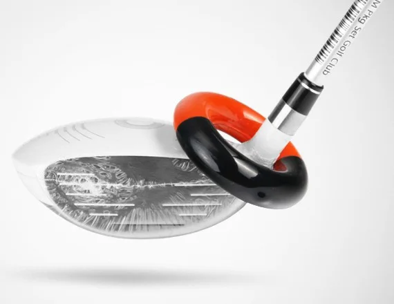 Hot Sale New design Double color Golf Club  Warm Up Swing Donut Weight Ring for Golf Swing Speed Practice Trainer