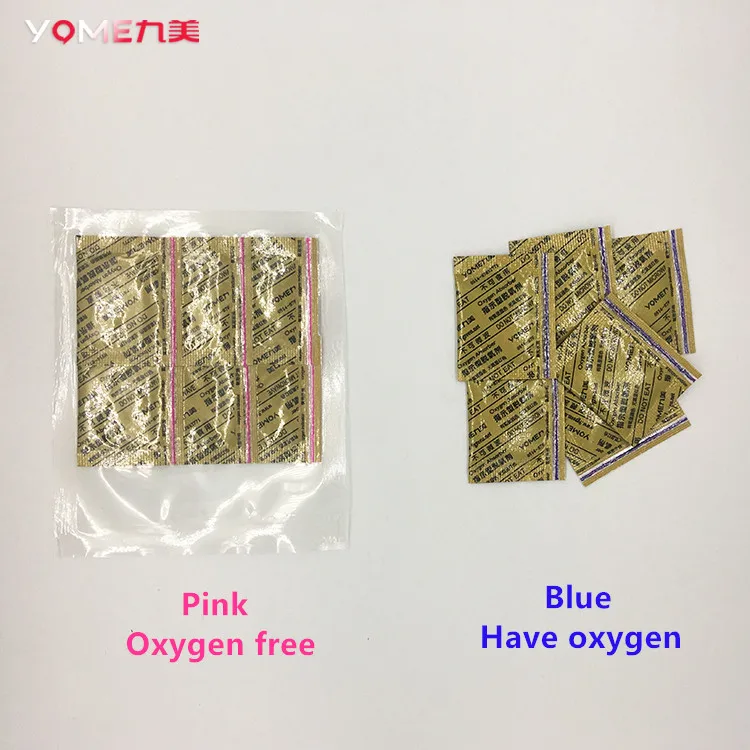 high quality 50cc iron powder oxygen absorbent with indicator for cake candy medicine
