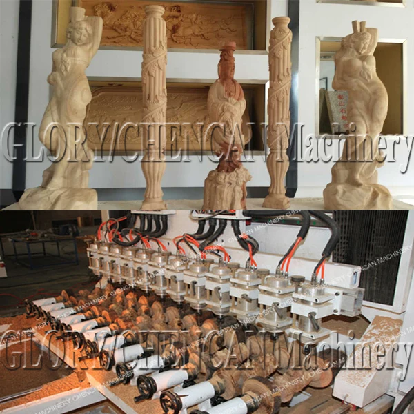 Многошпиндельный фрезерно-гравировальный станок с чпу