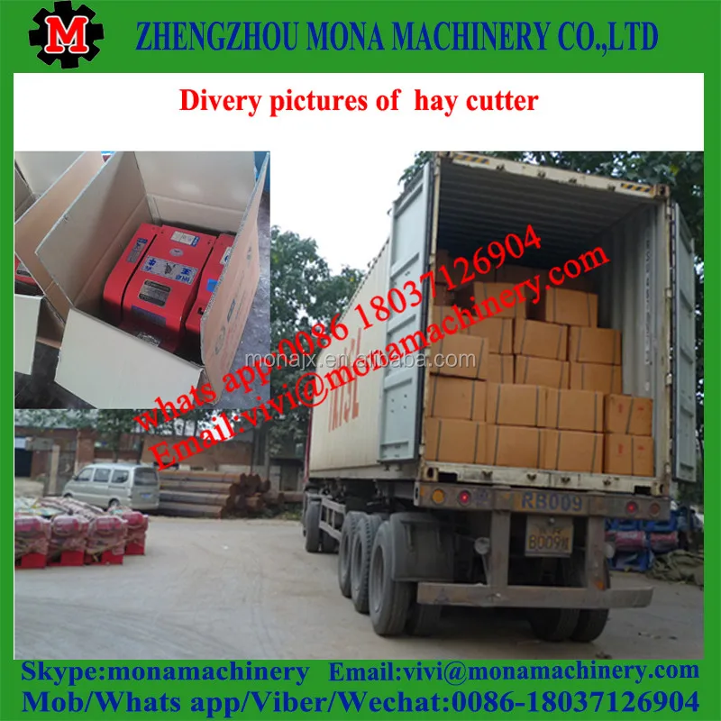 High Efficiency Grass Chopper Machine for Animal Feed/Commercial Chaff cutter