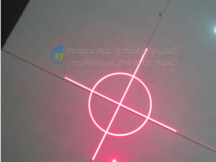 FU650SZYQ100-GD16 <1mW Diffractive optical (DOE) Viewfinder (Circle + Cross) pattern doe pattern laser